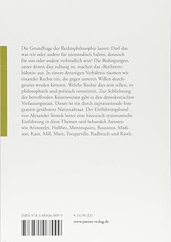 Rechtsphilosophie zur Einführung : Somek, Alexander: Amazon